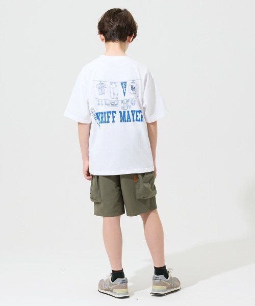 KRIFF MAYER Kid's Collection(クリフメイヤーキッズコレクション)の「【抗ピリング・接触冷感・吸汗速乾】冷感ベースボールT(Laundry)(Tシャツ/カットソー・キッズ・オフホワイト/ライトグリーン/ネイビー/イエロー/チャコール・170/160/150/140/130/120)」の10枚目の写真