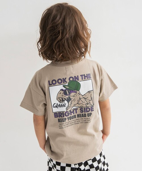 DRC branshes(ディーアールシーブランシェス)の「【DRC】アソートグラフィック半袖Tシャツ(Tシャツ/カットソー・キッズ・ライム/ホワイト/その他1/ベージュ/オレンジ/パープル/その他2/その他3/ブラック/ブルーグレー/フューシャピンク/チャコールグレー・160/100/110/120/130/140/150)」の5枚目の写真
