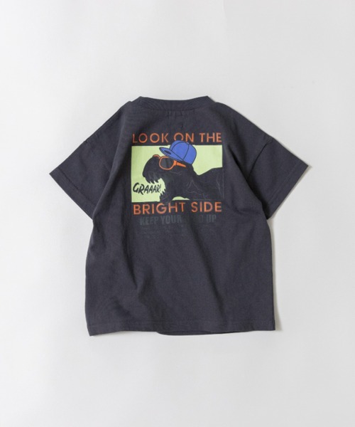 DRC branshes(ディーアールシーブランシェス)の「【DRC】アソートグラフィック半袖Tシャツ(Tシャツ/カットソー・キッズ・ライム/ホワイト/その他1/ベージュ/オレンジ/パープル/その他2/その他3/ブラック/ブルーグレー/フューシャピンク/チャコールグレー・160/100/110/120/130/140/150)」の3枚目の写真