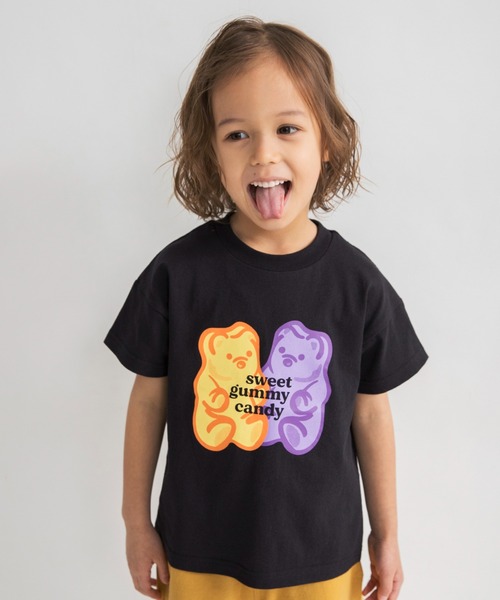 DRC branshes(ディーアールシーブランシェス)の「【DRC】アソートグラフィック半袖Tシャツ(Tシャツ/カットソー・キッズ・ライム/ホワイト/その他1/ベージュ/オレンジ/パープル/その他2/その他3/ブラック/ブルーグレー/フューシャピンク/チャコールグレー・160/100/110/120/130/140/150)」の2枚目の写真