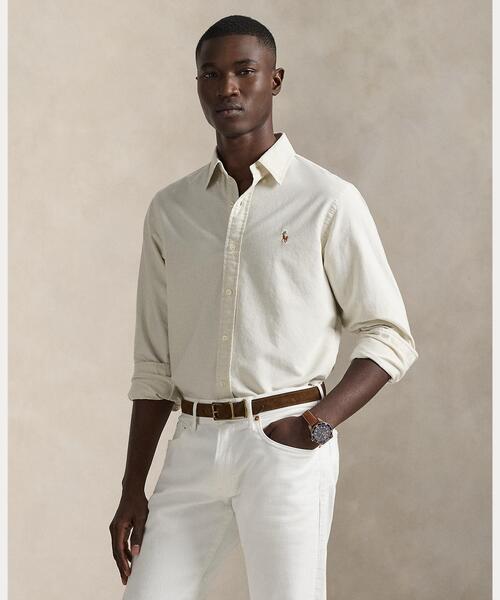 POLO RALPH LAUREN(ポロ ラルフ ローレン)の「クラシック フィット オックスフォード シャツ(シャツ/ブラウス・メンズ・ナチュラル・L/M/S/XL/XS/XXL)」の1枚目の写真