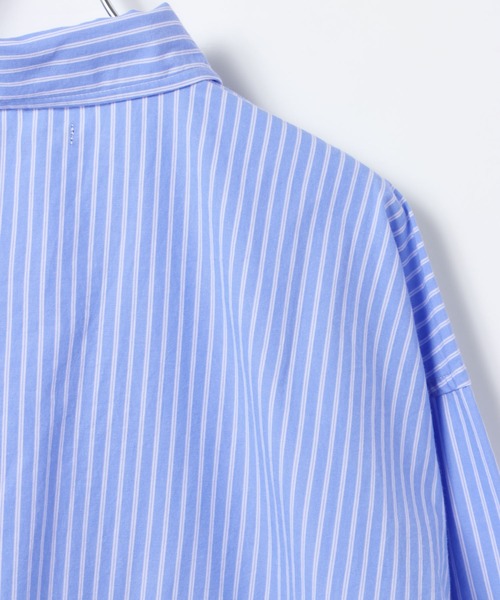 ALAND(エーランド)の「【UNISEX】ALAND/ストライプWビッグシャツ(シャツ/ブラウス・レディース・ブルー/ピンク・MEDIUM/LARGE)」の16枚目の写真