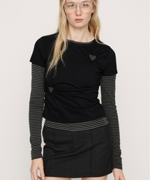 HEART HOLE 2P TOPS ハートホールツーピートップス 春服