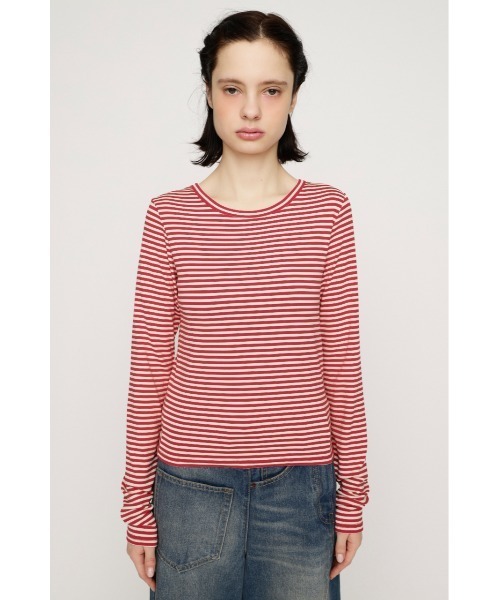 SLY(スライ)の「HEART HOLE 2P TOPS ハートホールツーピートップス 春服(Tシャツ/カットソー・レディース・レッド系その他/ブラック系その他2・FREE)」の17枚目の写真