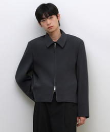 MUSINSA STANDARD（ムシンサスタンダード）の「ウリッシュオーバーショルダーミニマルジャケット [ネイビー]（その他アウター）」