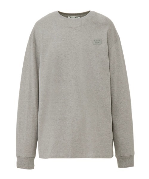 Onitsuka Tiger(オニツカタイガー)の「LOGO LONG SLEEVED TEE / ロゴロングスリーブティー(Tシャツ/カットソー・レディース・ブラック/オフホワイト/ヘザーグレー・XS/S/M/L/XL)」の3枚目の写真