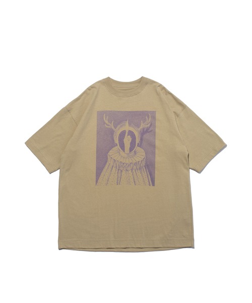 F/CE. （エフシーイー）の「F/CE. MY QUEEN BY M.ENOMOTO T / エフシーイー マイ クイーン バイ マリコ・エノモト ティー（Tシャツ/カットソー・メンズ・チャコール/ベージュ/ホワイト・SMALL/X-LARGE/LARGE/MEDIUM）」の3枚目の写真