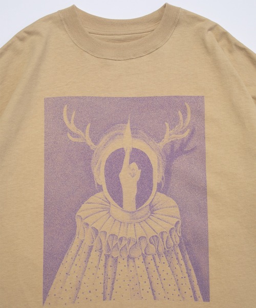 F/CE. （エフシーイー）の「F/CE. MY QUEEN BY M.ENOMOTO T / エフシーイー マイ クイーン バイ マリコ・エノモト ティー（Tシャツ/カットソー・メンズ・チャコール/ベージュ/ホワイト・SMALL/X-LARGE/LARGE/MEDIUM）」の8枚目の写真