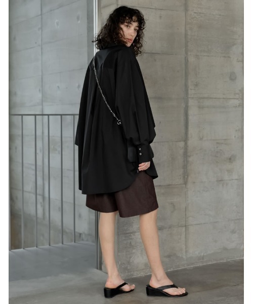 Re:EDIT（リエディ）の「[2026S/S COLLECTION]コットン混デニムハーフパンツ（その他パンツ・レディース・ネイビー/ピンク/ブラウン・MEDIUM）」の6枚目の写真