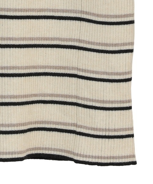 CLANE(クラネ)の「【CLANE/クラネ】FRILL SLEEVE KNIT TOPS/フリルスリーブニットトップス(ニット/セーター・レディース・マルチ/グレー/ブラック・1)」の13枚目の写真