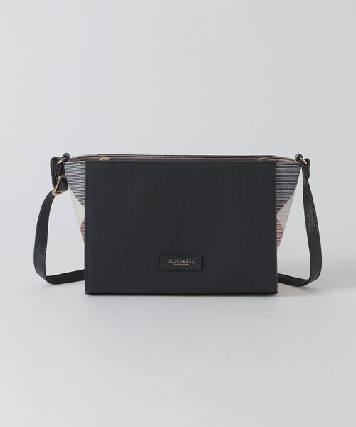 BLUE LABEL CRESTBRIDGE（ブルーレーベルクレストブリッジ）の「パーシャルクレストブリッジチェックPVCミニショルダー（ショルダーバッグ・レディース・ブラック・FREE）」の2枚目の写真