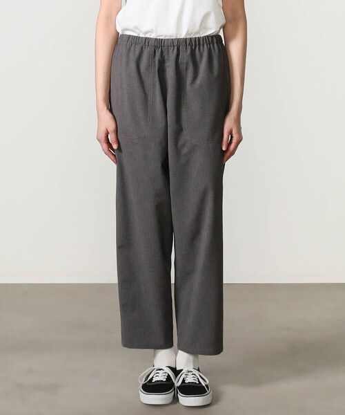 DANTON（ダントン）の「DANTON | ウールライクポリエステル イージーパンツ WOMEN（その他パンツ・レディース・サックスブルー/グレー・36）」の11枚目の写真