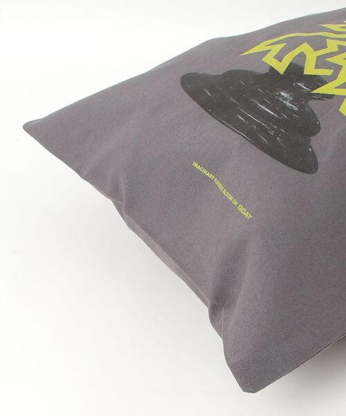 GOAT（ゴート）の「［GOAT］× [uesatsu]  YELLOW FLOWER TOTE BAG（トートバッグ・レディース・ダークグレー・F）」の4枚目の写真