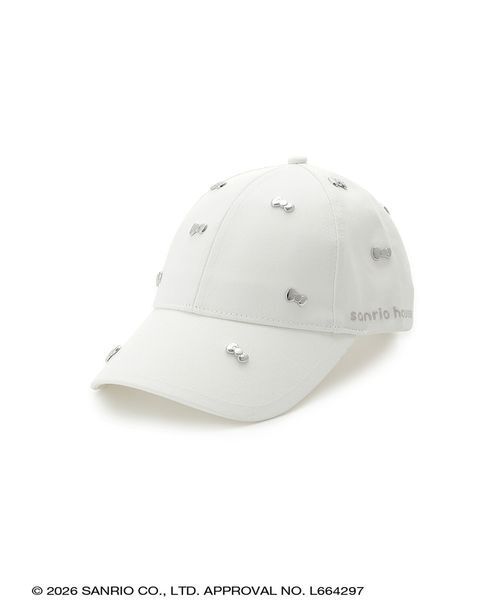 sanrio house ハローキティ リボンスタッズキャップ BLU ハローキティ リボンスタッズキャップ（キャップ）｜sanrio house