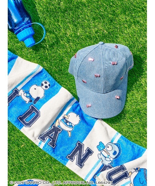 sanrio house ハローキティ リボンスタッズキャップ BLU ハローキティ リボンスタッズキャップ（キャップ）｜sanrio house