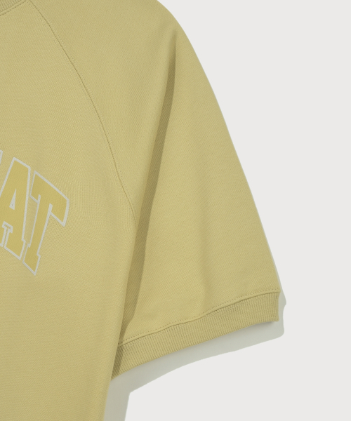 COVERNAT（カバーナット）の「アーチロゴスウェットハーフTシャツイエロー（Tシャツ/カットソー・レディース・その他・SMALL/MEDIUM/LARGE/X-LARGE/XX-LARGE）」の8枚目の写真