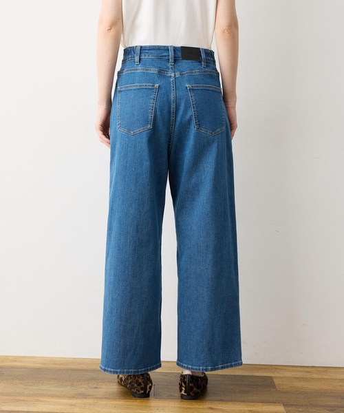LE SOUK HOLIDAY(ルスークホリデー)の「ストレッチデニムワイドパンツ(その他パンツ・レディース・ネイビー/ブルー・M/L)」の6枚目の写真
