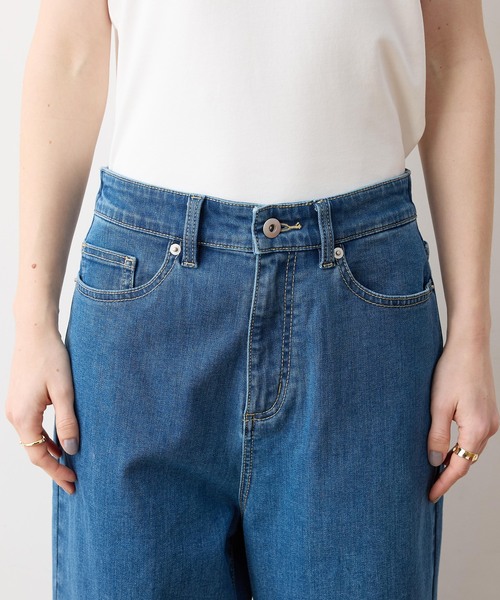 LE SOUK HOLIDAY(ルスークホリデー)の「ストレッチデニムワイドパンツ(その他パンツ・レディース・ネイビー/ブルー・M/L)」の19枚目の写真