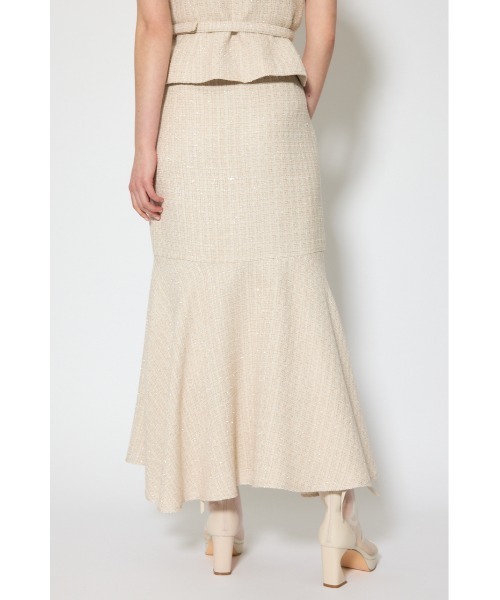rienda(リエンダ)の「ラップスリットツイードマーメイドスカート 春服(スカート・レディース・ブラック/ベージュ/ピンク・SMALL/MEDIUM)」の20枚目の写真