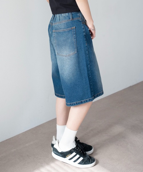 WEGO（ウィゴー）の「WEGO/【26年春夏新作】デニムハーフパンツ（デニムパンツ・レディース・ライトインディゴブルー/その他1/インディゴブルー/ブルー系その他/ブラック系2/ブラック系その他・SMALL/MEDIUM）」の17枚目の写真