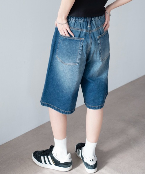 WEGO（ウィゴー）の「WEGO/【26年春夏新作】デニムハーフパンツ（デニムパンツ・レディース・ライトインディゴブルー/その他1/インディゴブルー/ブルー系その他/ブラック系2/ブラック系その他・SMALL/MEDIUM）」の18枚目の写真