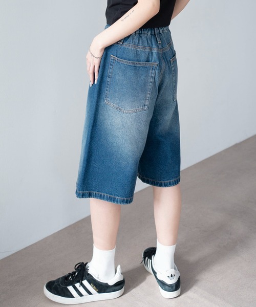 WEGO（ウィゴー）の「WEGO/【26年春夏新作】デニムハーフパンツ（デニムパンツ・レディース・ライトインディゴブルー/その他1/インディゴブルー/ブルー系その他/ブラック系2/ブラック系その他・SMALL/MEDIUM）」の19枚目の写真