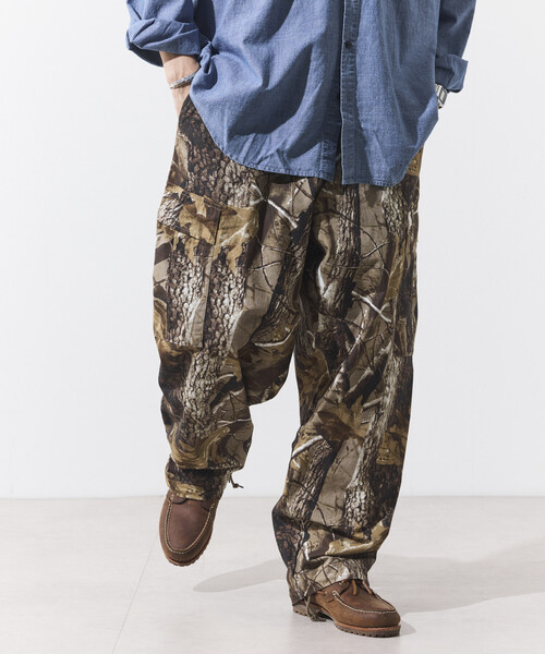 HINSON（ヒンソン）の「HINSON/ヒンソン 6Pkt Pants/6ポケット ツリーカモ カーゴパンツ（カーゴパンツ・メンズ・ブラウン/ブラック・SMALL/MEDIUM/LARGE）」の2枚目の写真