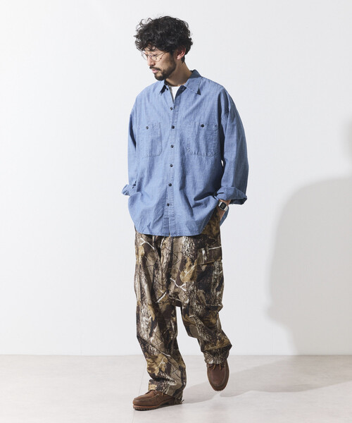 HINSON（ヒンソン）の「HINSON/ヒンソン 6Pkt Pants/6ポケット ツリーカモ カーゴパンツ（カーゴパンツ・メンズ・ブラウン/ブラック・SMALL/MEDIUM/LARGE）」の20枚目の写真