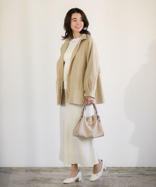 Green Parks(グリーンパークス)の「オーガンジービスチェドッキングプルオーバー(Tシャツ/カットソー・レディース・ブラック/グレー/ホワイト系その他2・FREE)」の16枚目の写真