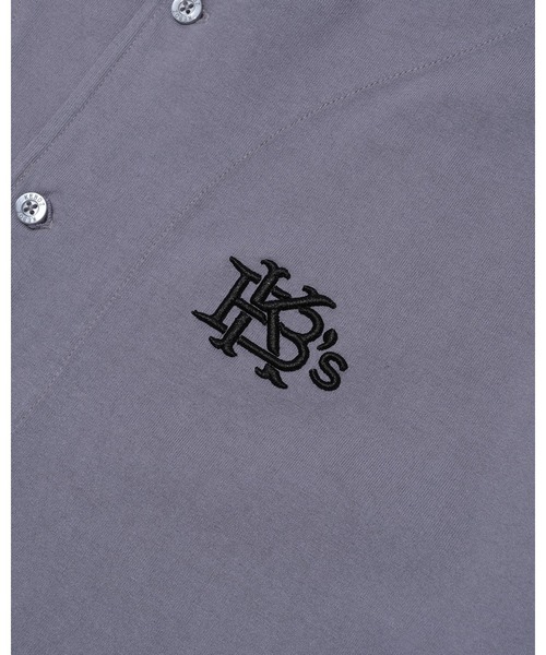 KEBOZ（ケボズ）の「EFG TENJIKU BASEBALL JERSEY（シャツ/ブラウス・メンズ・ネイビー/カモフラージュ/ホワイト/グレー/チャコールグレー/ブラック・S/M/L/XL/2XL）」の16枚目の写真