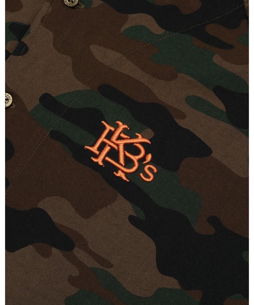 KEBOZ（ケボズ）の「EFG TENJIKU BASEBALL JERSEY（シャツ/ブラウス・メンズ・ネイビー/カモフラージュ/ホワイト/グレー/チャコールグレー/ブラック・S/M/L/XL/2XL）」の12枚目の写真