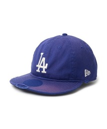NEW ERA（ニューエラ）の「NEW ERA LOS ANGELES DODGERS DAMEGE PACKABLE VISOR 9THIRTY POWERED BY GORO NAKATSUGAWA (MIN-NANO)（ニューエラ ロサンゼルス ドジャース ダメージ パッカブル バイザー 9サーティー）（キャップ）」