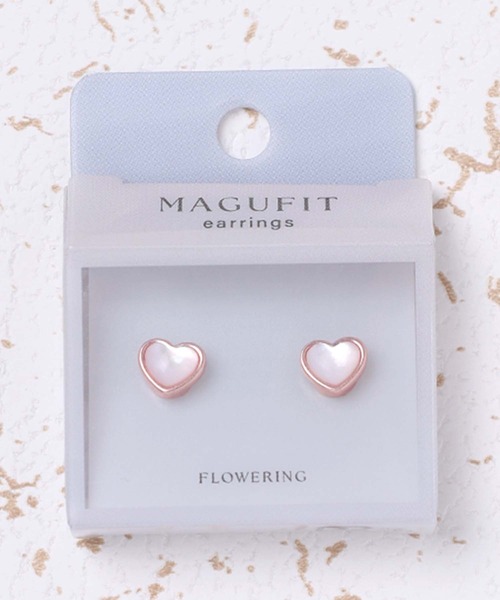 Flowering(フラワーリング)の「【MAGUFIT】ハート/オーロラ/マグネットイヤリング(イヤリング・レディース・ゴールド/ピンクゴールド・FREE)」の8枚目の写真
