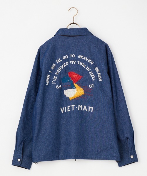 TAION（タイオン）の「[TAION/タイオン] ノンダウン リバーシブルベトジャン（その他アウター・レディース・レオパード/インディゴブルー・L/M）」の22枚目の写真