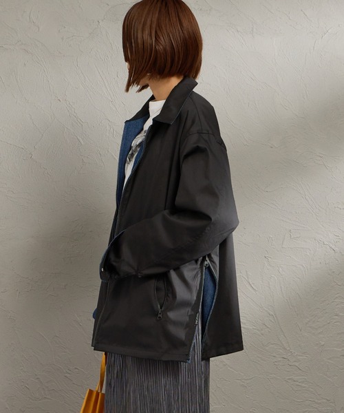 TAION（タイオン）の「[TAION/タイオン] ノンダウン リバーシブルベトジャン（その他アウター・レディース・レオパード/インディゴブルー・L/M）」の8枚目の写真