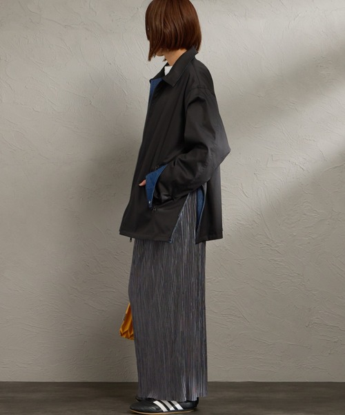 TAION（タイオン）の「[TAION/タイオン] ノンダウン リバーシブルベトジャン（その他アウター・レディース・レオパード/インディゴブルー・L/M）」の11枚目の写真