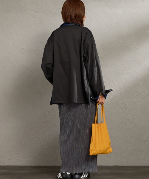 TAION（タイオン）の「[TAION/タイオン] ノンダウン リバーシブルベトジャン（その他アウター・レディース・レオパード/インディゴブルー・L/M）」の12枚目の写真