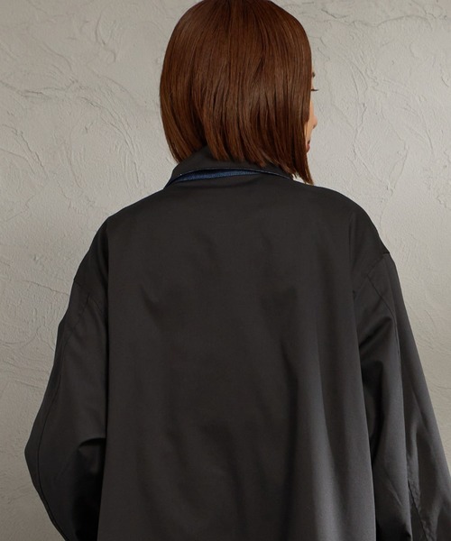 TAION（タイオン）の「[TAION/タイオン] ノンダウン リバーシブルベトジャン（その他アウター・レディース・レオパード/インディゴブルー・L/M）」の14枚目の写真