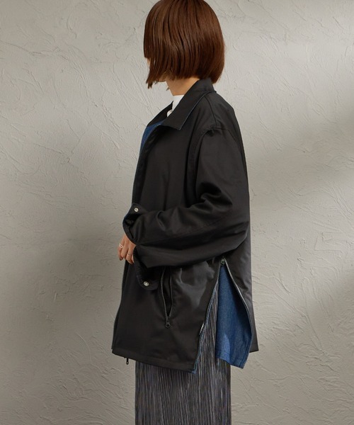 TAION（タイオン）の「[TAION/タイオン] ノンダウン リバーシブルベトジャン（その他アウター・レディース・レオパード/インディゴブルー・L/M）」の20枚目の写真