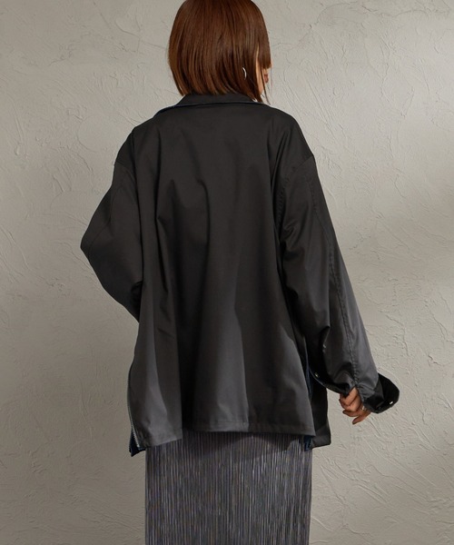 TAION（タイオン）の「[TAION/タイオン] ノンダウン リバーシブルベトジャン（その他アウター・レディース・レオパード/インディゴブルー・L/M）」の21枚目の写真