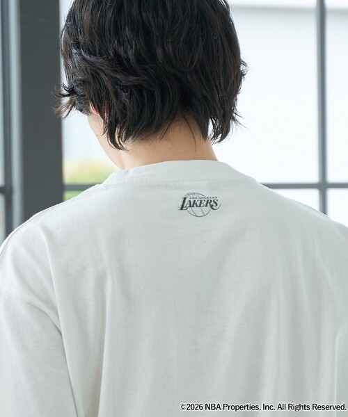 coen(コーエン)の「NBA別注ヴィンテージライクプリントTシャツ(Tシャツ/カットソー・メンズ・ネイビー/ホワイト/グレー/ブラック/ダークグリーン/パープル・S/XL/L/M)」の12枚目の写真