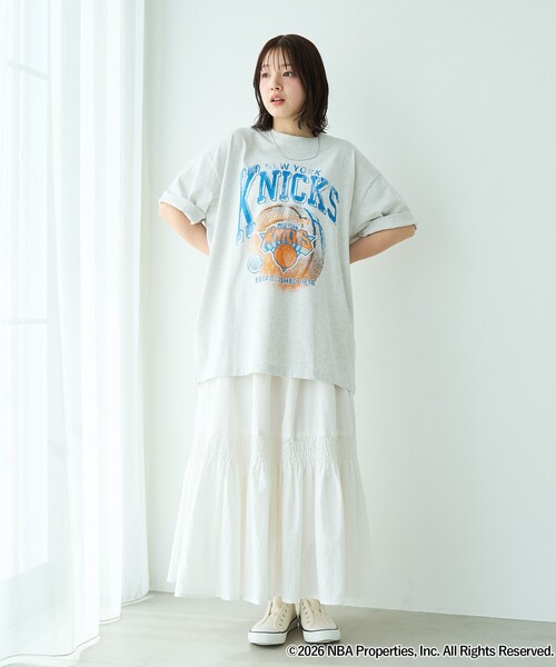 coen(コーエン)の「NBA別注ヴィンテージライクプリントTシャツ(Tシャツ/カットソー・メンズ・ネイビー/ホワイト/グレー/ブラック/ダークグリーン/パープル・S/XL/L/M)」の20枚目の写真