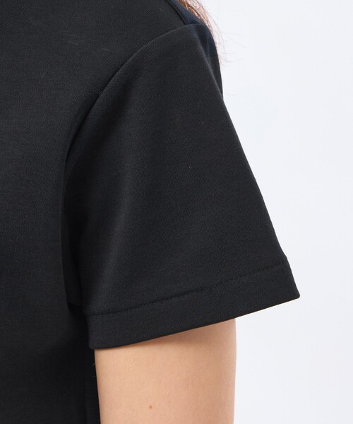 MACKINTOSH PHILOSOPHY（ﾏｯｷﾝﾄｯｼｭ ﾌｨﾛｿﾌｨｰ）の「ラッケンブースリンガーネックTシャツ（Tシャツ/カットソー・レディース・ブラック/ブルー系その他7/オフホワイト・38）」の10枚目の写真