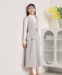 ITS'DEMO | 【手洗い可】トレンチ風ジャンスカ(ワンピース)