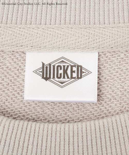 Green　Parks（グリーンパークス）の「WICKED アート刺繍スウェット（スウェット・レディース・ライトグレー・FREE）」の11枚目の写真