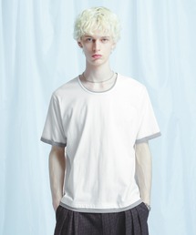 HARE | 【接触冷感】ユルネックレイヤードカット(HARE)(Tシャツ/カットソー)