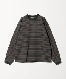 BEAUTY&YOUTH UNITED ARROWS | オルタネイトボーダー ボリュームスリーブ クルーネック カットソー(Tシャツ/カットソー)