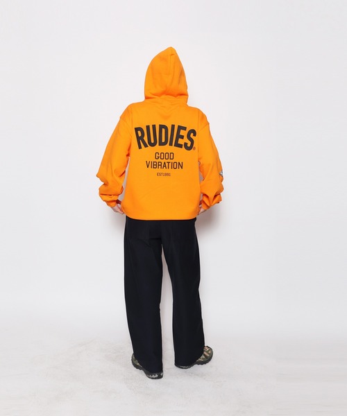 RUDIE'S（ルーディーズ）の「THICK PHAT ZIP HOOD SWEAT（パーカー・メンズ・オレンジ/ブルー/ブラック・XL/L/XXL）」の3枚目の写真
