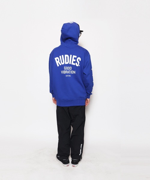 RUDIE'S（ルーディーズ）の「THICK PHAT ZIP HOOD SWEAT（パーカー・メンズ・オレンジ/ブルー/ブラック・XL/L/XXL）」の2枚目の写真