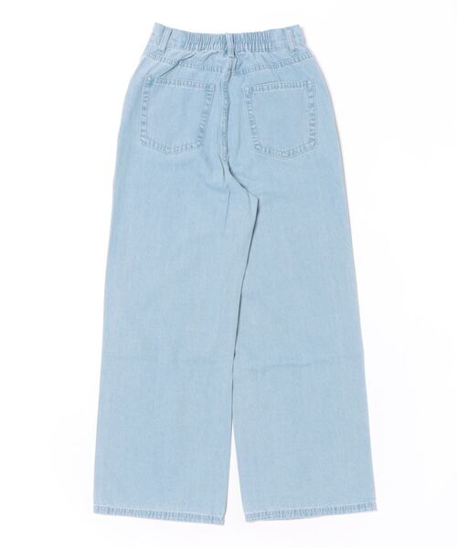 flower（フラワー）の「ブルームエンブロイダリーパンツ（デニムパンツ・レディース・ライトブルー/ブルー系その他・SMALL/MEDIUM）」の3枚目の写真